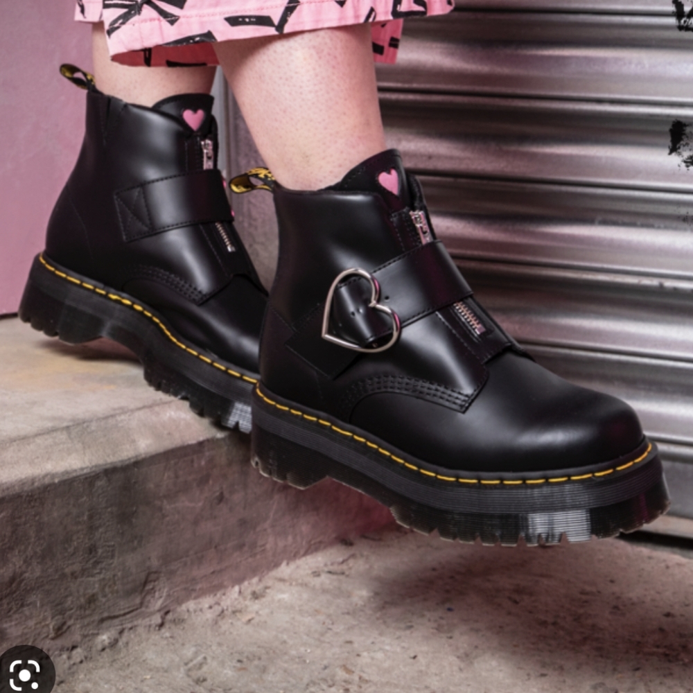 Doc Marten x Lazy Oaf Heart Boots